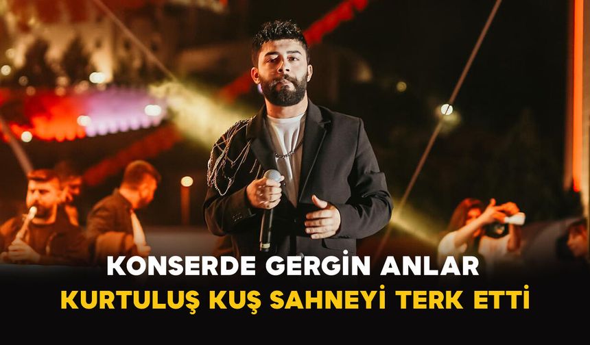 Konserde Gergin Anlar: Kurtuluş Kuş Sahneyi Terk Etti
