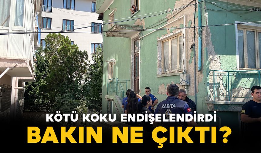 Kötü koku' ihbarı ekipleri alarma geçirdi, gerçek bambaşka çıktı
