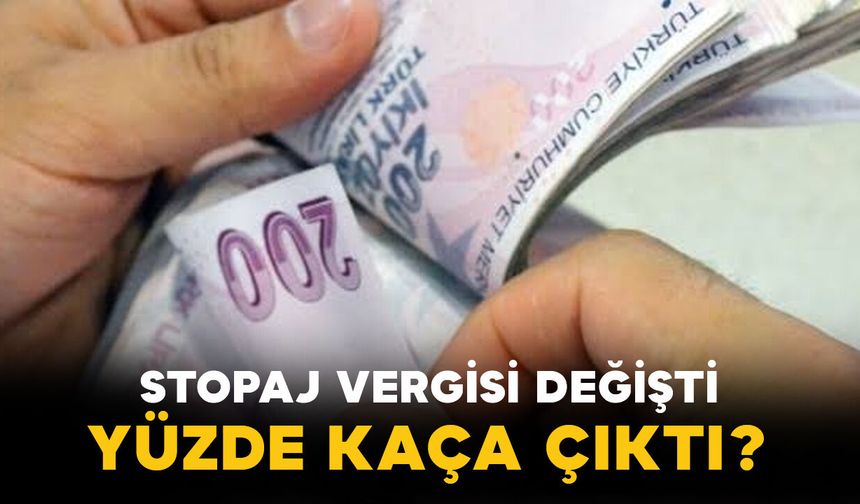 Para Piyasası Fonlarında Vergi Değişti: Stopaj Yüzde 10’a Yükseltildi