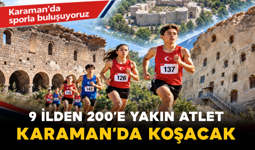 9 İlden 200’e Yakın Atlet Karaman’da Koşacak
