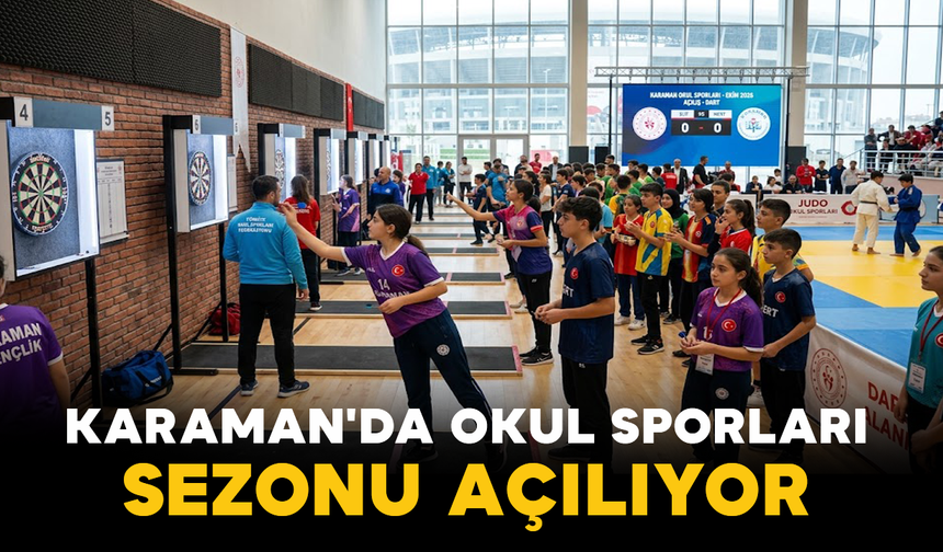 Karaman'da Okul Sporları Sezonu Açılıyor