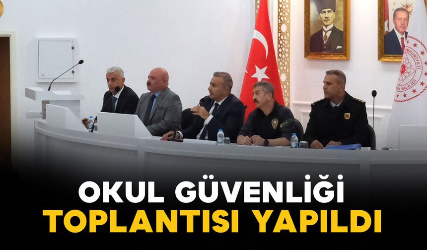 Karaman'da okullarda güvenli eğitim ortamı için kurumlar bir araya geldi