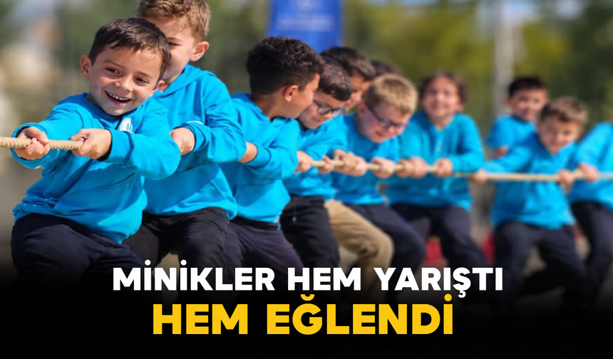 Minikler Hem Yarıştı Hem Eğlendi