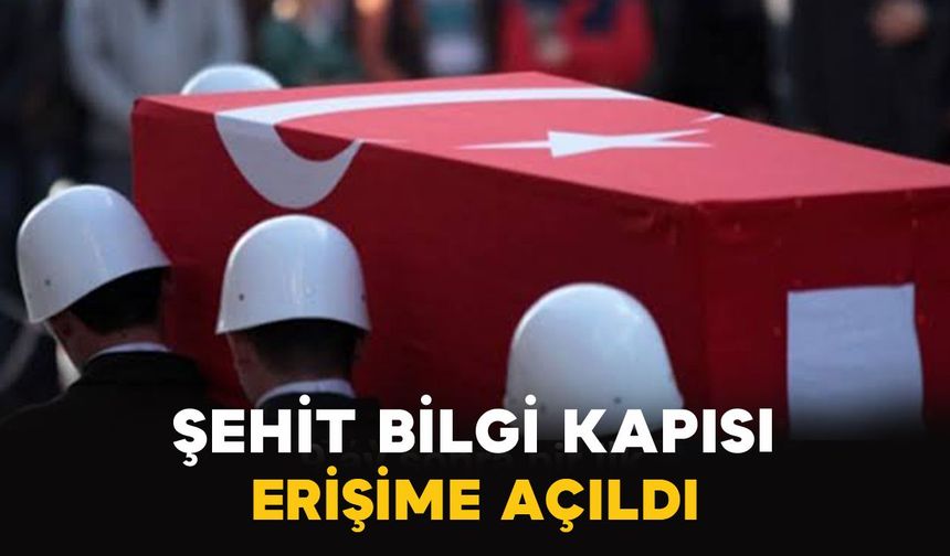 Şehit Bilgi Kapısı erişime açıldı