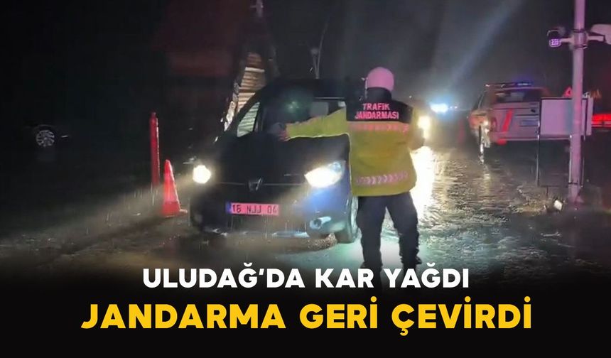 Uludağ’da kar kalınlığı 20 santimetreye ulaştı