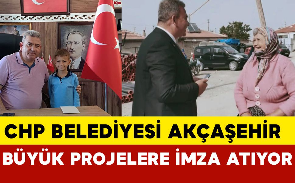 CHP Belediyesi Akçaşehir büyük projelere imza atıyor