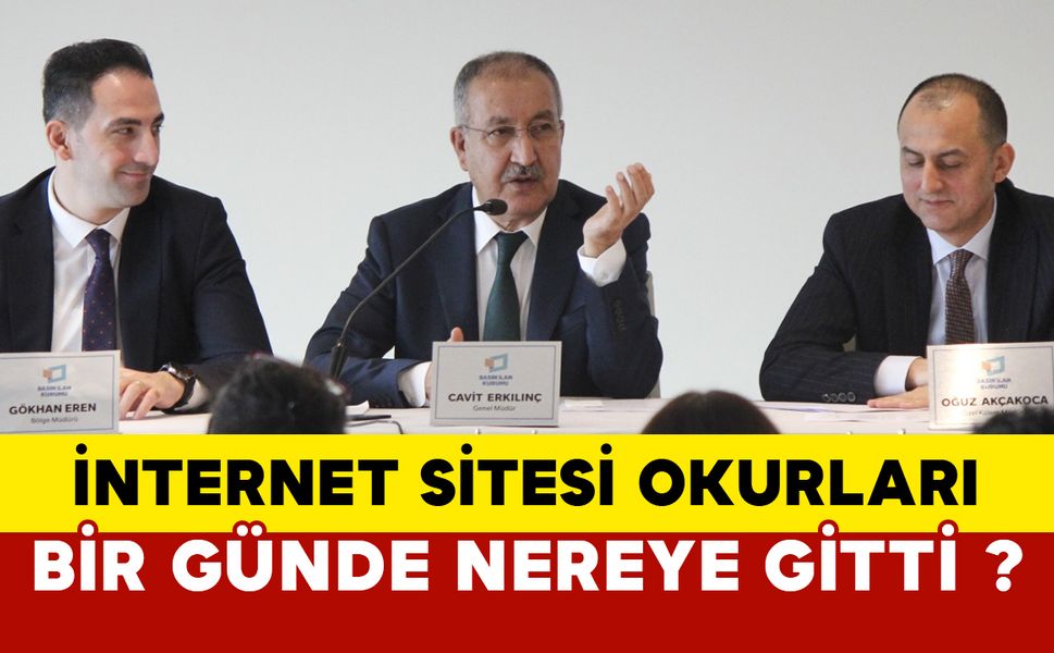 BİK Genel Müdürü Erkılınç: “İnternet sitesi okurları bir günde nereye gitti?”