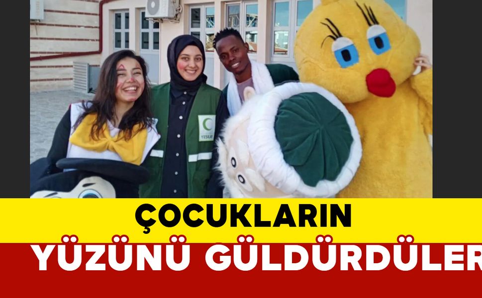 Genç Ofis Gönüllüleri Çocukların Yüzünü Güldürdü