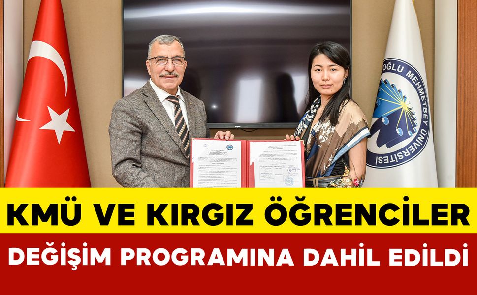 Kmü İle Kırgız Üniversiteleri Arasında Akademik İş Birliği Güçleniyor