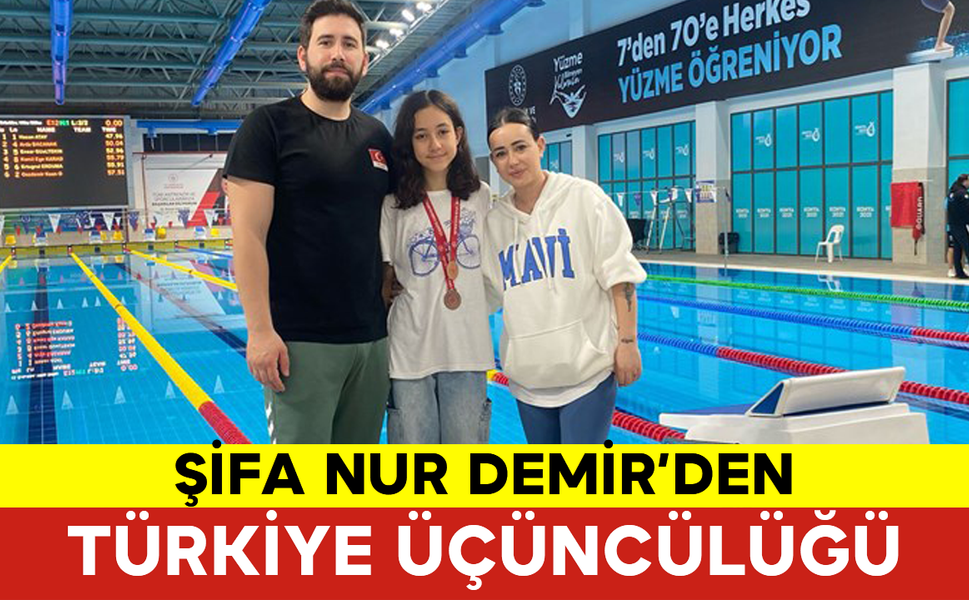 Şifa Nur Demir’den Türkiye Üçüncülüğü