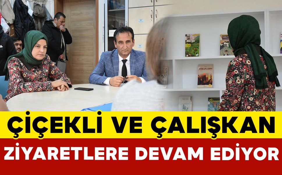 Vali Yardımcısı Çiçekli ile İl Müdürü Çalışkan’ın Okul Ziyaretleri Devam Ediyor
