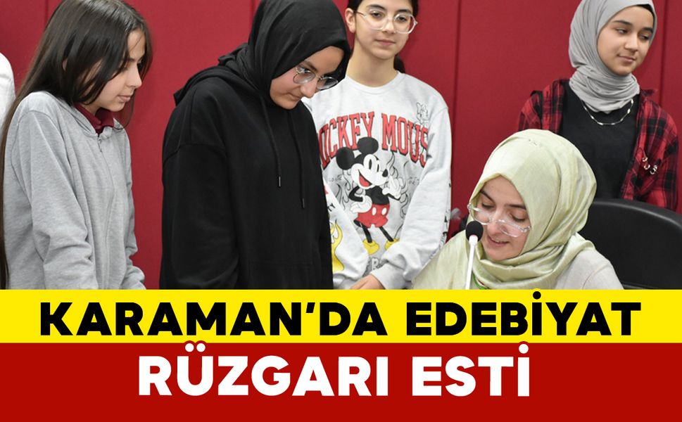 Karaman’da Kitap ve Söyleşi Dolu Bir Gün