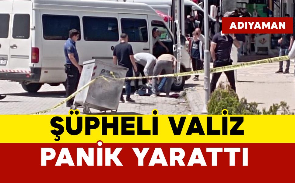 Adıyaman’da Şüpheli Valiz Paniği: Cadde Trafiğe Kapatıldı