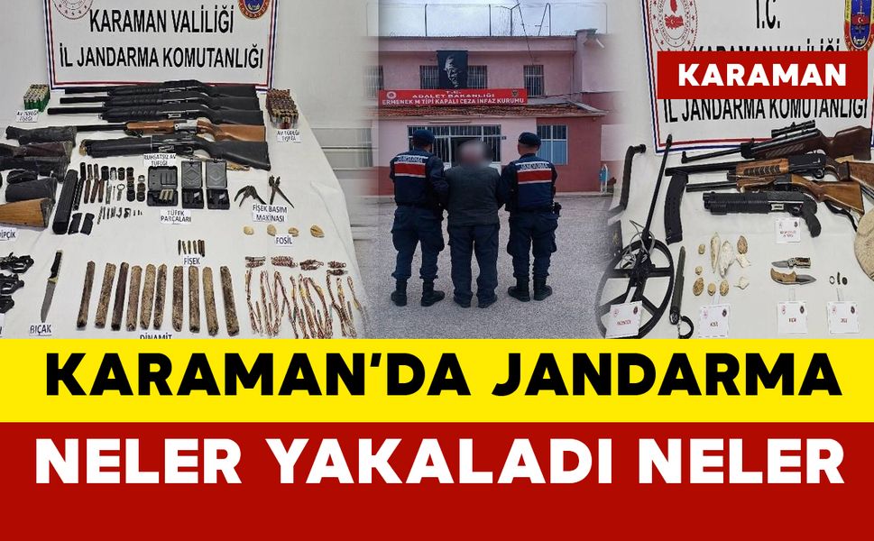Karaman’da aranan 30 kişi yakalandı, 4’ü tutuklandı