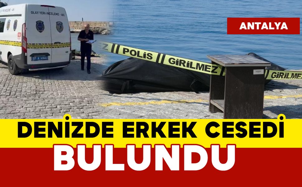 Deniz manzarası izlerken denizde erkek cesedi gördüler