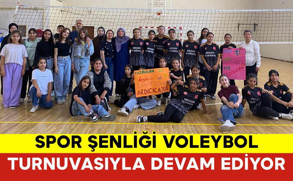 Spor Şenliği Voleybol Turnuvasıyla Devam Ediyor
