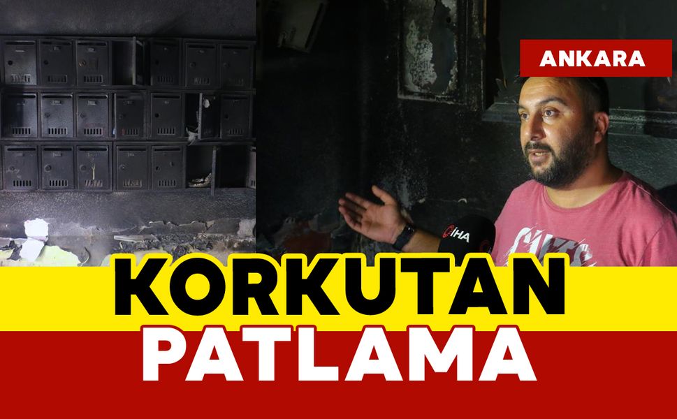 Binada elektrik panosunda korkutan patlama