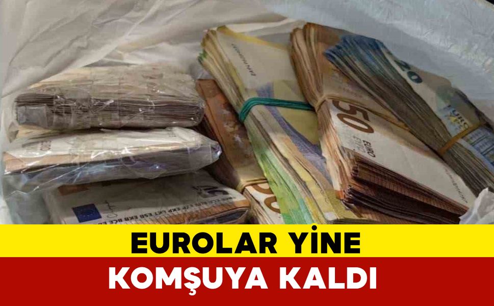 Koltuk ve gösterge paneline gizlediği 55 bin euro ile yakalandı
