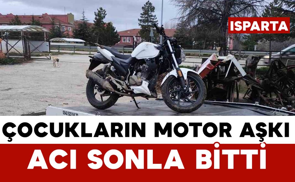 Çocukların motosiklet yolculuğu acı sonla bitti: 1 ölü, 1 yaralı