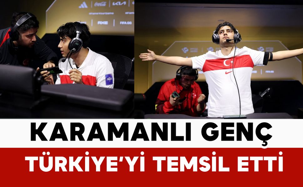Karamanlı Genç, FIFAe Dünya Kupası’nda Türkiye’yi Temsil Etti