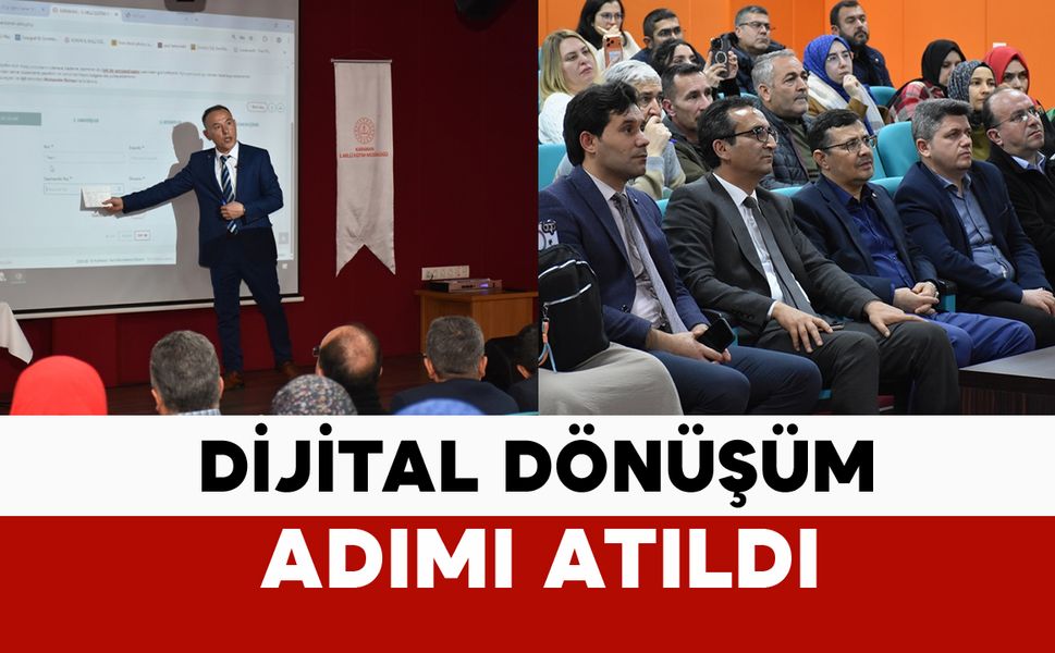 Karaman’da dijital dönüşüm adımı atıldı