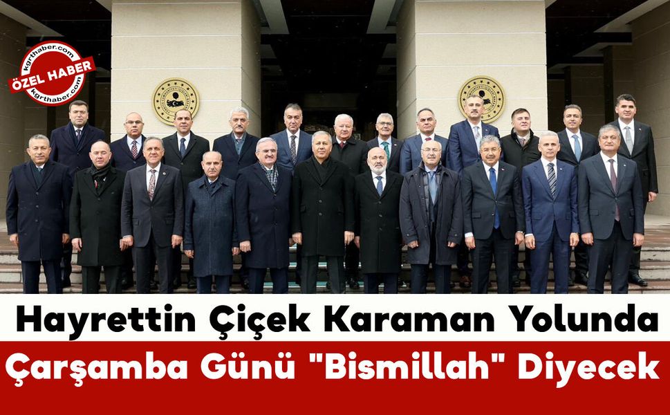 Vali Hayrettin Çiçek Karaman Yolunda