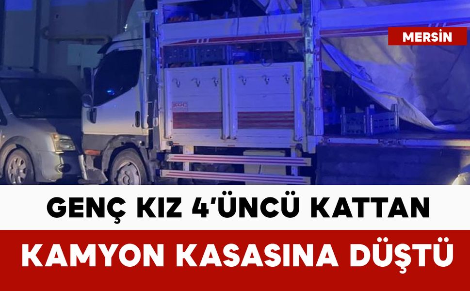 4'üncü kattan kamyonet kasasına düştü: ağır yaralandı