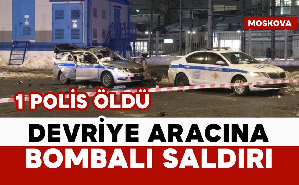Devriye aracına bombalı saldırıda 1 polis öldü
