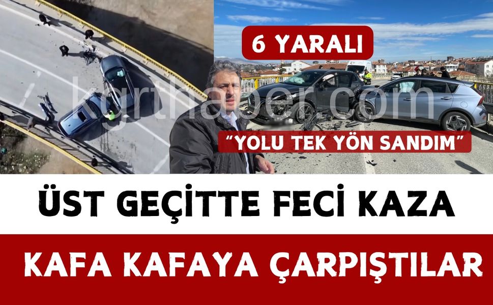 Karaman'da Üst Geçitte Kaza: 7 Yaralı