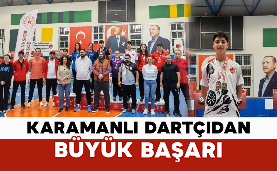 Karamanlı Dartçıdan Büyük Başarı
