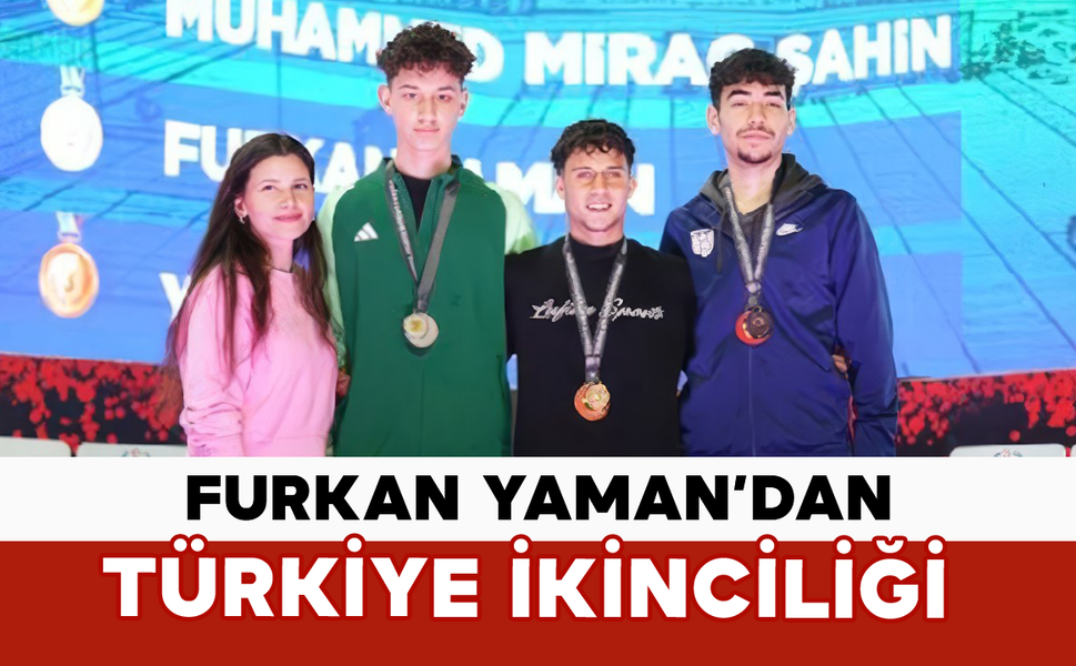 Karamanlı Furkan Yaman’dan Türkiye İkinciliği