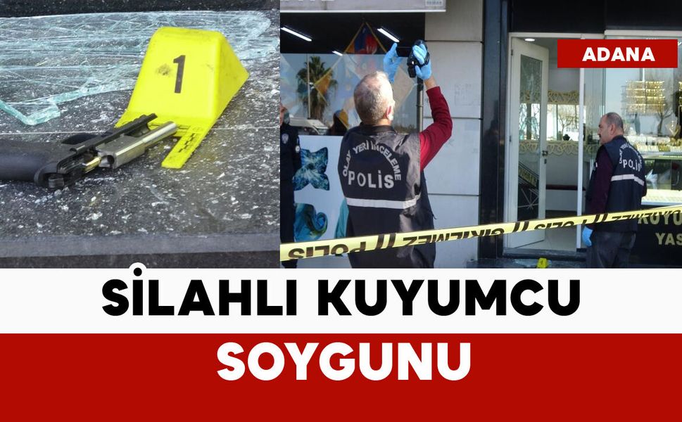Silahlı kuyumcu soygunu: 4 bilezik çaldı