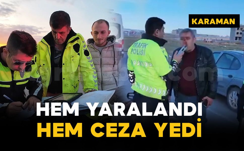 Alkollü sürücü elektrikli bisikletle kaza yaptı: 73 bin lira ceza