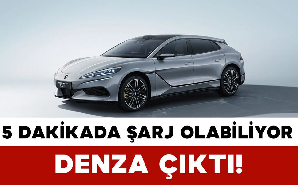 BYD’nin 5 Dakikada Şarj Olan Elektrikli Otomobili Denza Z9 GT