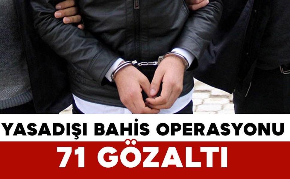 Eskişehir Merkezli 18 İlde Yasa Dışı Bahis Operasyonu: 71 Kişi Hakkında Gözaltı Kararı