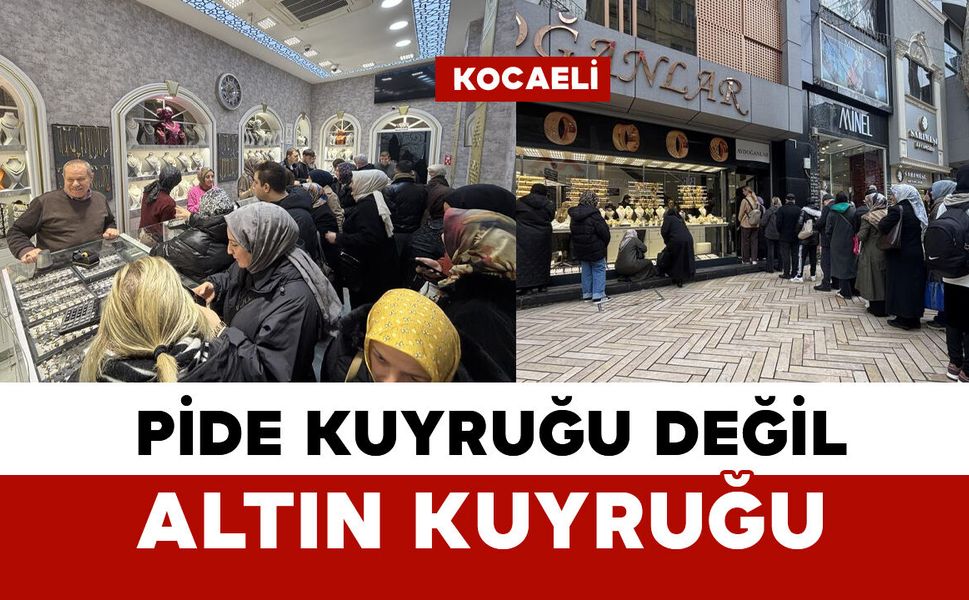 Haberi alan koştu: pide kuyruğu değil, altın kuyruğu