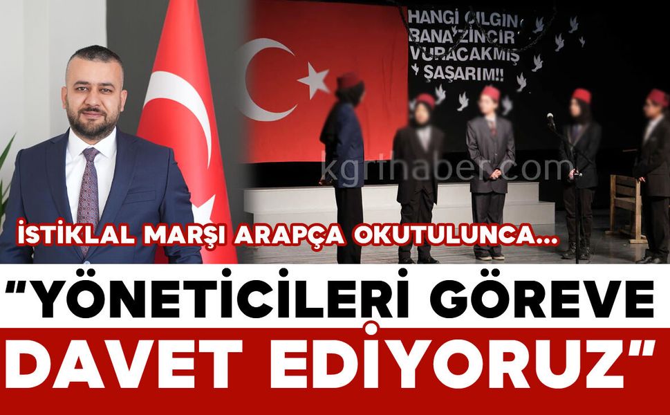 Karaman MHP İl Başkanı Gözel’den İstiklal Marşı Tepkisi