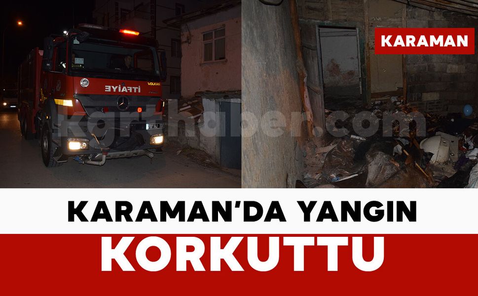 Müstakil evin bodrum katında yangın: Ekipler seferber oldu