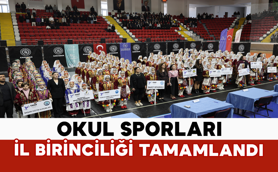 Okul Sporları İl Birinciliği Tamamlandı