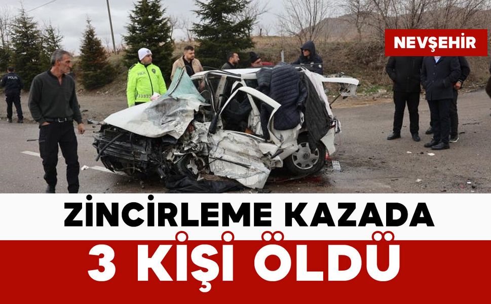 Zincirleme kazada 3 kişi öldü: 6 yaralı