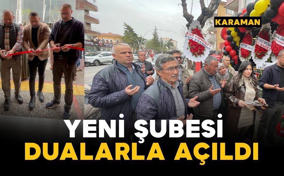 Evreka Pizza'nın yeni şubesi dualarla hizmete girdi