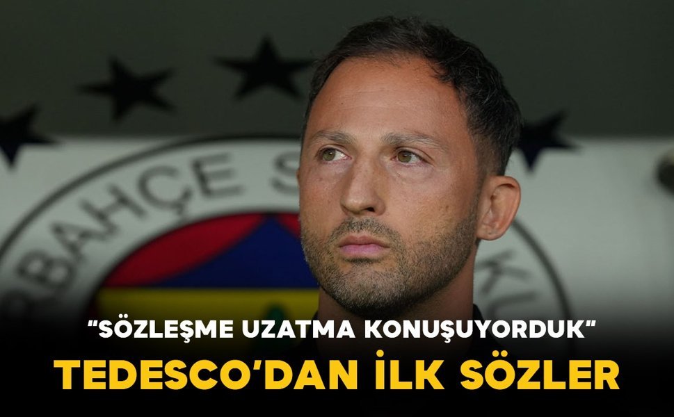Fenerbahçe Tedesco ile yolları ayırdı: “Sözleşme uzatmayı konuşuyorduk”