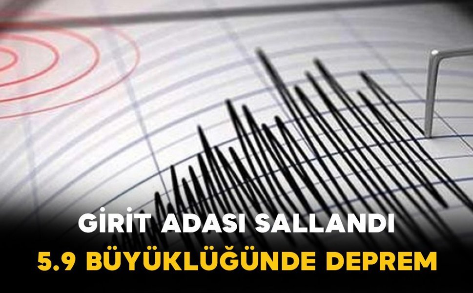 Girit Adası Sallandı: 5.9 Büyüklüğünde Deprem