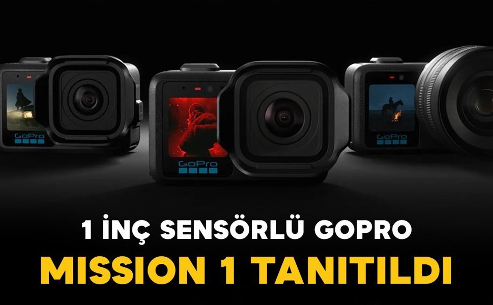 GoPro’dan 1 İnç Sensörlü Mission 1