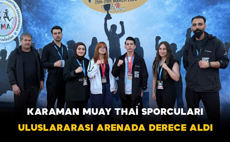 Karaman muay thai sporcularından Antalya’da uluslararası derece