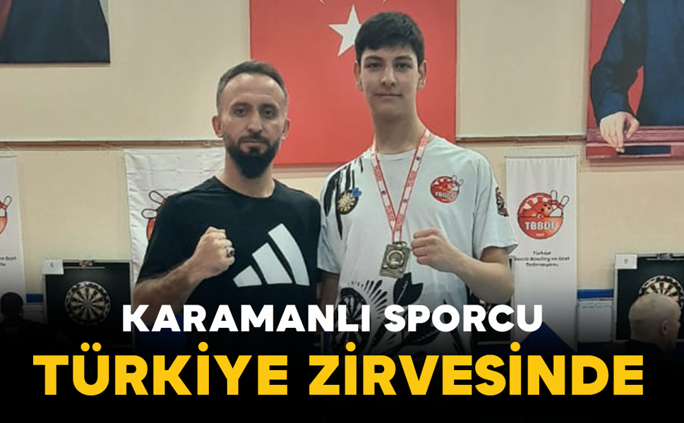 Karaman’a Dartta Altın Madalya