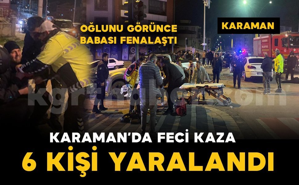Kazada ortalık savaş alanına döndü: 6 yaralı