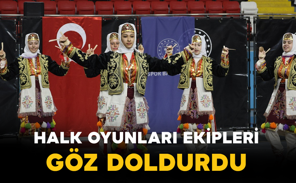 Karaman’da Halk Oyunları Ekipleri Göz Doldurdu