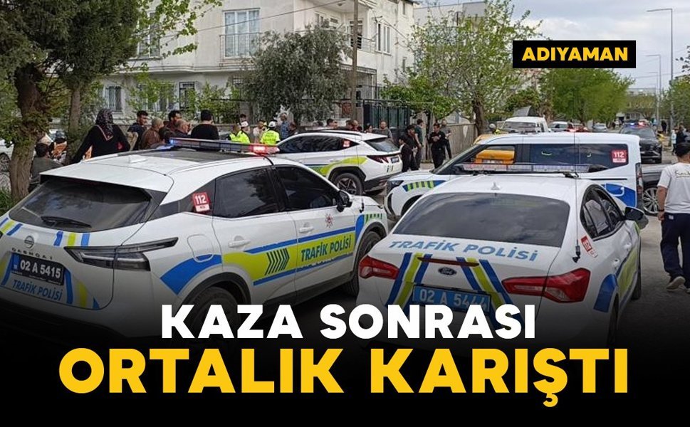 Kaza sonrası ortalık karıştı: birbirlerine girdiler