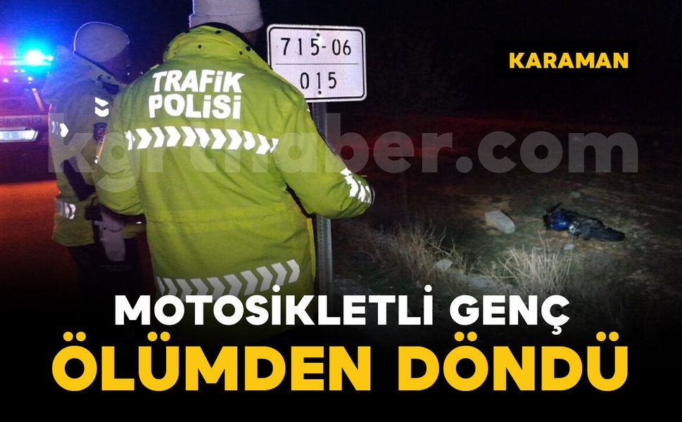 Kazada 70 metre sürüklendi: motosikletli genç ölümden döndü